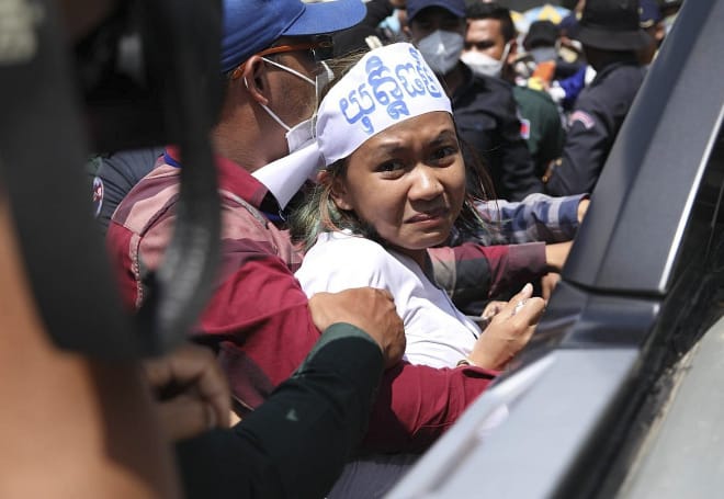 Arrest of an activist from Mother Nature Cambodia