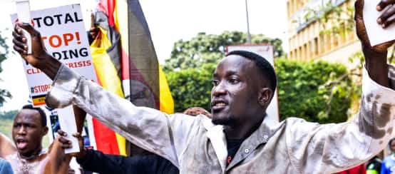 Protest against EACOP pipeline in Kampala