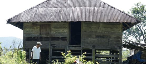 Old wooden house