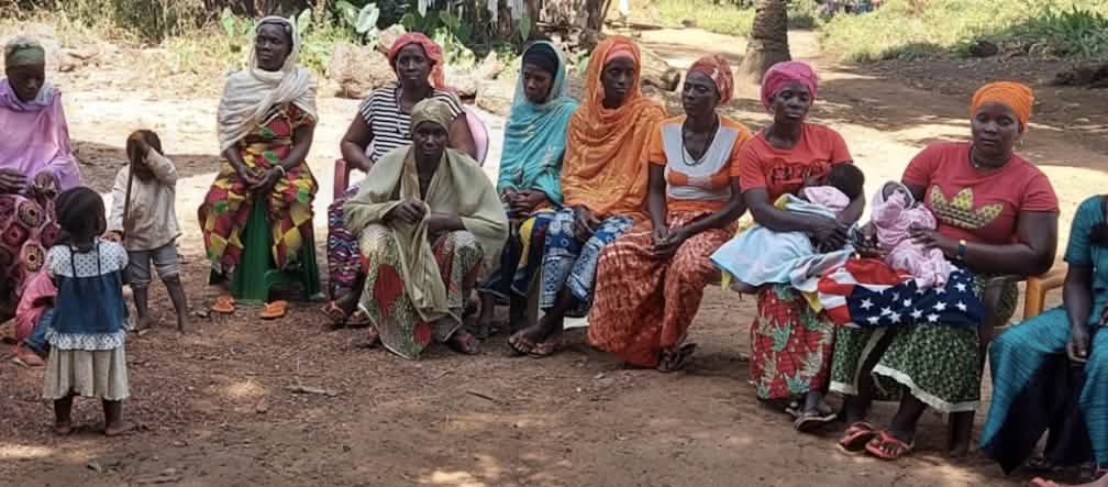 Drinking water and food have become scarce. People are impoverished, children can no longer go to school Women of the village of Hamdallaye at the Sangaredi bauxite mine in Guinea