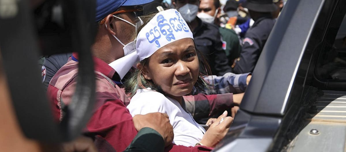 Arrest of an activist from Mother Nature Cambodia