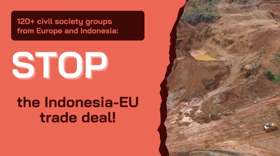 Poster: STOP the Indonesia-EU trade deal!