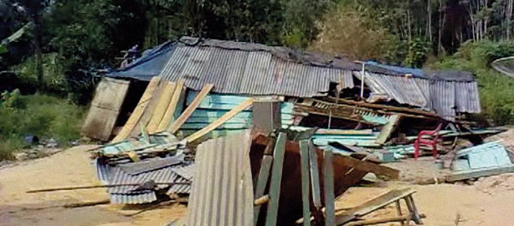 A whole village lies in shambles – all in favour of Unilever’s palm oil.